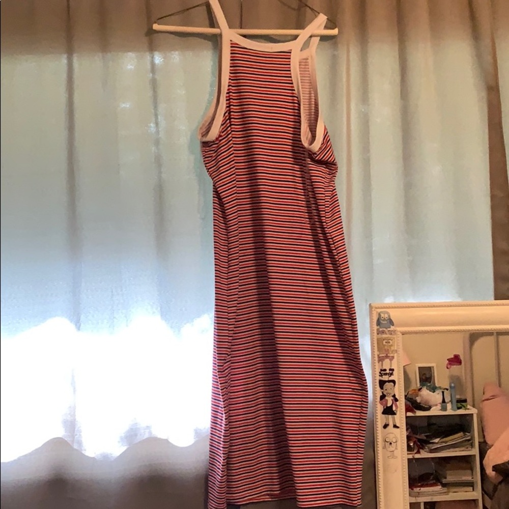 2 pretty dresses and a Justice half zip jacket